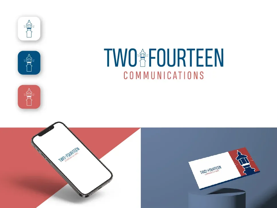 Casestudy Twofourteen 6 — brand identity design by Logo Design Partner