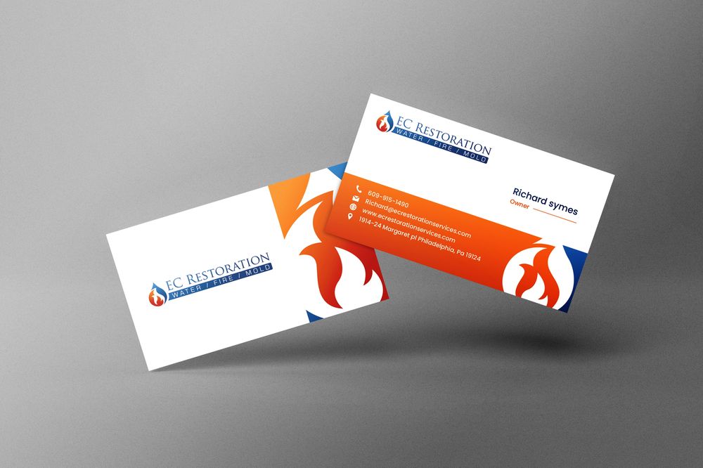 Ec Restoration Bizcard2 — graphic design by Logo Design Partner