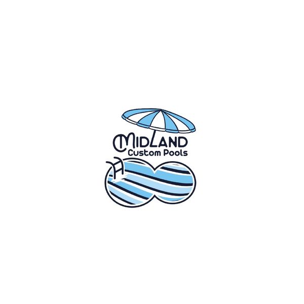 Pool Logo 09 Pool logo design by Logo Design Partner
