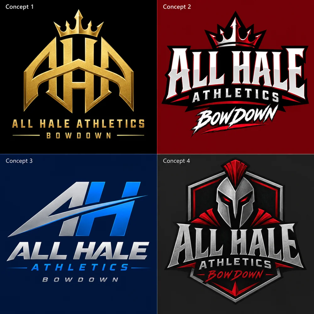 All Hale Athletics Sports logo design by Logo Design Partner