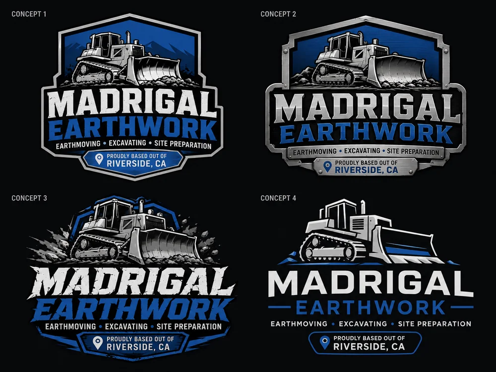 Madrigal Earthwork Construction, Roofing & Interior Design logo design by Logo Design Partner