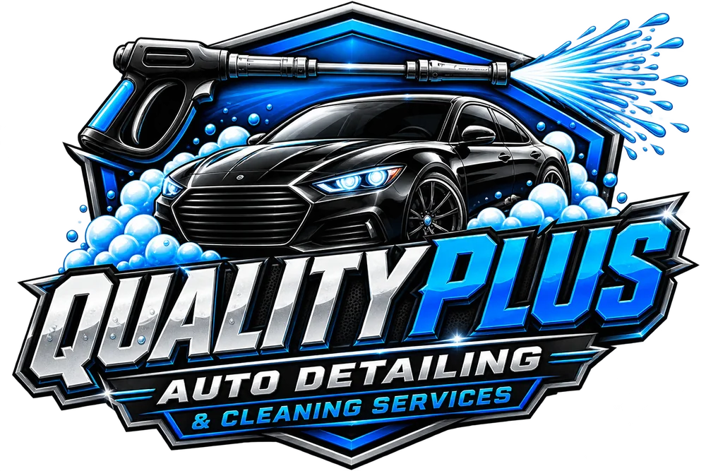 QualityPlus Auto Detailing Automotive logo design by Logo Design Partner