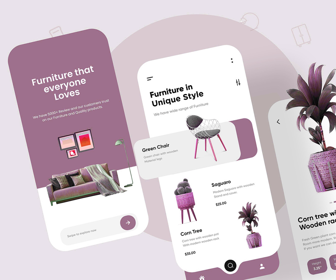 Group 4 — app UI design by Logo Design Partner