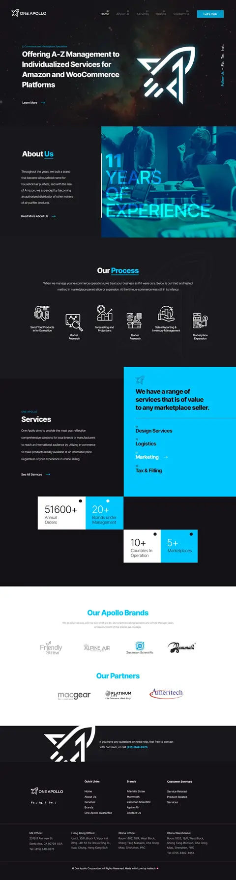 One Apollo IT, website design by Logo Design Partner